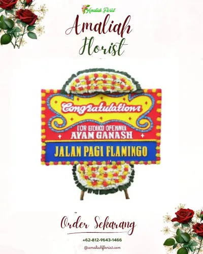 Bunga Papan Congratulation di Metawana